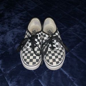 Low Top Checkered Vans